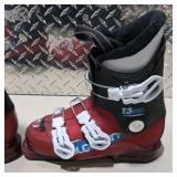 Red Ski Boots