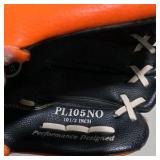 Rawlings Youth Baseball Glove - Black & Orange - 10.5 Inch