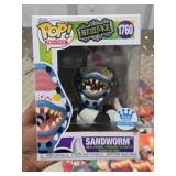 Funko Pop Beetlejuice Sandworm #1760, DC Gift Bags and Earphones