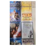 Lot of 18 DVD & Blu-ray Movies Cars Star Wars John Wayne League