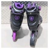Bobicom Inline Skates - Black & Purple Roller Blades Men