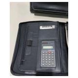 Black Portfolio Binder Organizer and Portfolio with Shoulder Strap