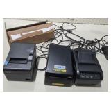 Lot of 3 POS Thermal Receipt Printers Epson TM-T20II Citizen CT-S2000 Posiflex PP-8000 w Paper