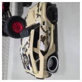 Lot of 3 RC Off Road Toy Vehicles Rock Force Buggy Monster Truck Sound Car w Remote Untested