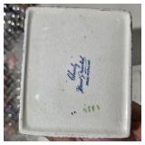 Hand Painted Chintz Box Made In England & Landscape Vase Decorative China Lot