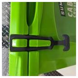 Summit Cabin Crusher Hard Cooler - Green Portable Ice Chest with Strap and Tray Included