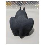 5 Piece Great Dane Lot -  Large Black Sandicast Great Dane, 3 Handmade Great Dane Figures, Standing Black Dog Figurine