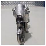 Honda Gold Wing Touring Motorcycle Table Lighter Silver Tone Collectible