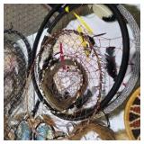 Dreamcatcher Craft Decor Lot Large Small Feather Beaded Wall Hangings Native Style Assorted