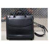 Black Portfolio Binder Organizer and Portfolio with Shoulder Strap