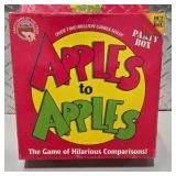 Board Game Lot - Apples to Apples, Booby Trap, Words of Wiz-Dumb and Mini Connect 4