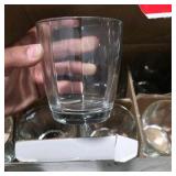 Drinkware Lot - Bormioli Rocco Pulsar Set, Crofton Stemless Wine Glasses and Skull Glasses