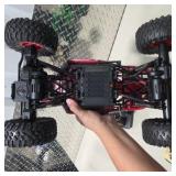 Lot of 3 RC Off Road Toy Vehicles Rock Force Buggy Monster Truck Sound Car w Remote Untested