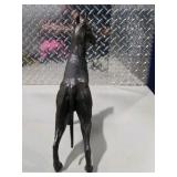 Great Dane Collector Lot - Large Standing Great Dane Statue, Small Standing Great Dane Figurine, Reclining Dog Figure, Wall Hook Decor