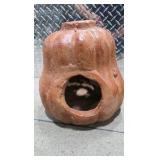 Lot of 2  Cement Cast Outdoor Fall Decor - Halloween Jack O Lanterns