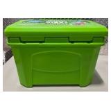 Summit Cabin Crusher Hard Cooler - Green Portable Ice Chest with Strap and Tray Included