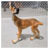 Great Dane Dog Decor Lot Ceramic Dog Figurines, Brass Hanging Mobile, Doberman Style Candle