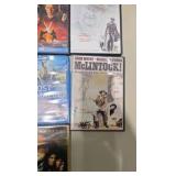 Lot of 18 DVD & Blu-ray Movies Cars Star Wars John Wayne League