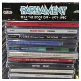 Large CD Lot with Portable CD Player, Headphones, Case, Bob Marley CD  & Many More