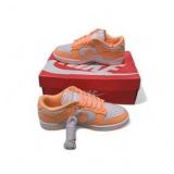 Nike Dunk Low Sneakers - Peach and White - With Box and Extra Laces - Women