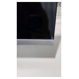 HP 25es 25" Computer Monitor Tested Working On-Screen 2x HDMI VGA Silver Stand