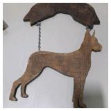 Great Dane Collector Holiday Decor Lot Welcome Sign, Christmas Stocking, Ornaments, Wall Decor