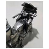 Honda Gold Wing Touring Motorcycle Table Lighter Silver Tone Collectible