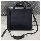 Black Portfolio Binder Organizer and Portfolio with Shoulder Strap