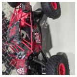 Lot of 3 RC Off Road Toy Vehicles Rock Force Buggy Monster Truck Sound Car w Remote Untested