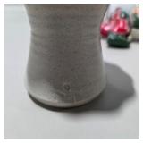 Vintage Porcelain Pottery Decor Lot w Japan Bell, Vase, Mugs, Elf, Christmas