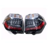 OEM Toyota Tail Light Pair LH RH Rear Lamp Assemblies Clear Smoked Red Japan 12V