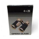 Binolux 4x25 Opera Glasses with Case - #163 Binoculars