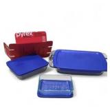 Pyrex Bakeware Lot with Storage Lids - New Open Box