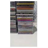 Large CD Lot with Portable CD Player, Headphones, Case, Bob Marley CD  & Many More