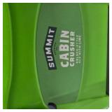 Summit Cabin Crusher Hard Cooler - Green Portable Ice Chest with Strap and Tray Included