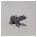 Vintage Style Silver Tone Mini Animal Figurines Lot 6 - Bear, Cat, Elephant, Deer, Horse, Bunny Rabbit