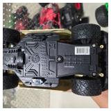 Lot of 3 RC Off Road Toy Vehicles Rock Force Buggy Monster Truck Sound Car w Remote Untested