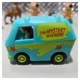 Vintage Style Scooby Doo Lot Mystery Machine, Scooby, Scrappy Wind-Up Toy, Car Figures 8pcs