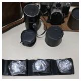 Petri Flex 7 Camera Kit - Lenses, Flash, Filters, Lens Cases & Hard Case