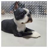 3 Dog Figurines Sandicast Boston Terrier Living Stone Great Dane Pup Collie Sheltie