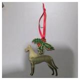 Great Dane Collector Holiday Decor Lot Welcome Sign, Christmas Stocking, Ornaments, Wall Decor