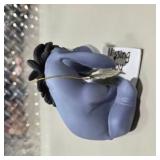 Vintage Lefton Blue Jay, Disney Eeyore Ornament, Sassy Rock, Cat Figurine Decor Lot