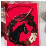 Great Dane Collector Holiday Decor Lot Welcome Sign, Christmas Stocking, Ornaments, Wall Decor