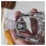 Vintage Dresser Vanity Accessories Lot Crystal Bottle, Beaded Bag, Carved Wood Boxes & More Decor