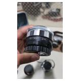 Petri Flex 7 Camera Kit - Lenses, Flash, Filters, Lens Cases & Hard Case