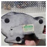 3 Dog Figurines Sandicast Boston Terrier Living Stone Great Dane Pup Collie Sheltie