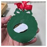 Great Dane Collector Holiday Decor Lot Welcome Sign, Christmas Stocking, Ornaments, Wall Decor