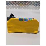 5 Piece Great Dane Lot -  Large Black Sandicast Great Dane, 3 Handmade Great Dane Figures, Standing Black Dog Figurine