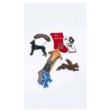 Great Dane Collector Holiday Decor Lot Welcome Sign, Christmas Stocking, Ornaments, Wall Decor