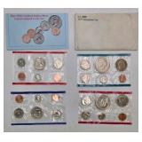 2 U.S. Mint Uncirculated Coin Sets - 1977 & 1994 Original Government Packaging - P D Mint Sets